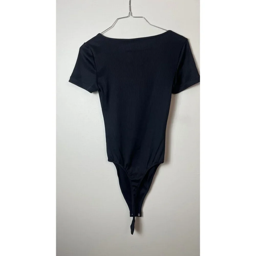 BNWT ANINE BING 'JANELLE' BLACK BODYSUIT - Picture 6 of 8